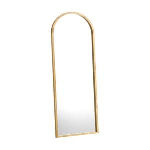 Oikiture  166x60cm Arched Wooden Full Length Mirror Floor Mirrors