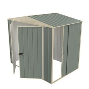 Build-a-Shed  2.3 x 1.5 x 2.3m Gable Single Sliding Side Door Shed - Green