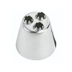 Wilton Stainless Steel Triple Star Piping Tip - Silver