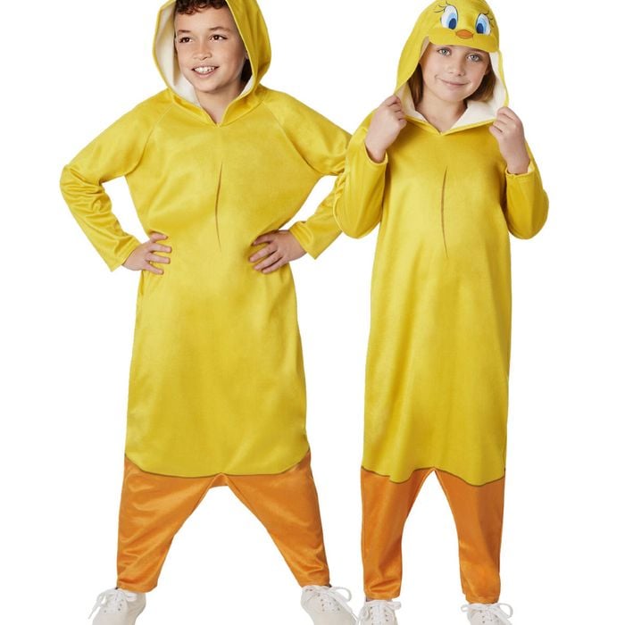 Marvel Tweety Bird Kids Unisex Jumpsuit Dress Up Halloween Party Costume M-L