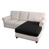 Smarcute 2 Seater Sectional Sofa Couch Lounge Chaise Cushion Seat Cover Black (1 Chaise Seat Only)