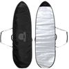 Summer vibes Lite Funboard Surfboard Boardbag Cover - Black/Silver UV, 6'0"