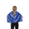SHORT CAPE Kids Childrens Party Costume Vampire Coat School Team Colours Blue