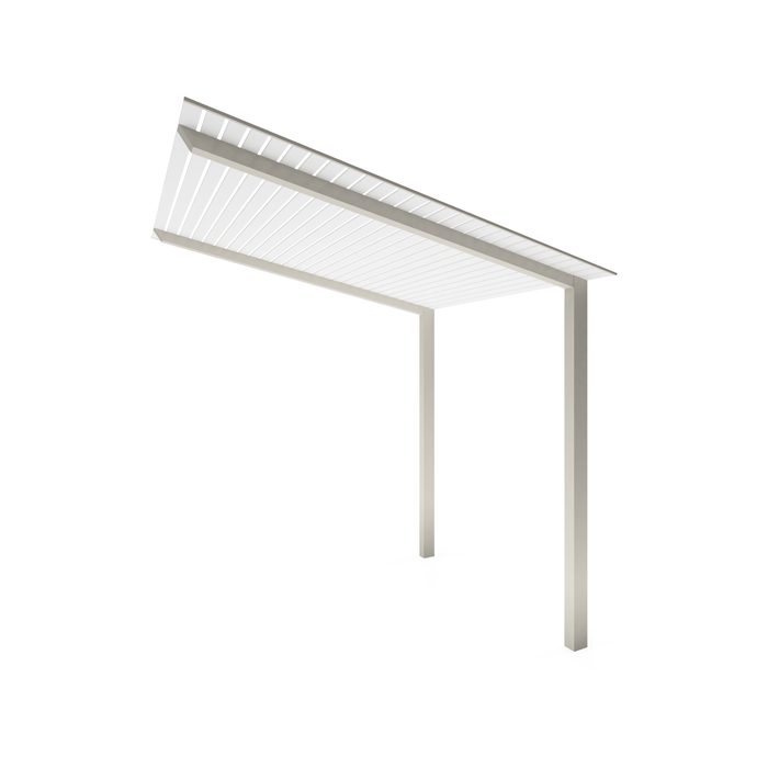 Exterior Life 3.25m Hollywood Surfmist/Pearl White Pergola