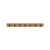 MODE 7 Black Hooks on Bamboo Board Key Rack