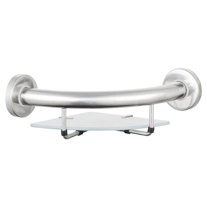 evekare Corner Shelf With Grab Rail