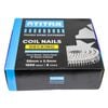 Titan 50 x 2.5mm Hot Dipped Galvanised Collated Coil Nail Screw Dome Ring - 1600 Pack