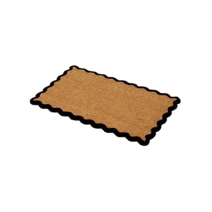 Trekka 75 x 45cm Wave Edge Coir Printed Doormat