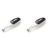 2PK Zyliss 2in1 Stainless Steel Lemon/Lime Zester - Grey