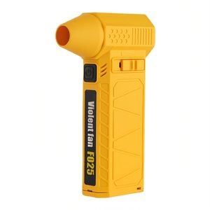 Catzon Rechargeable Mini Fan Violent Fan 80000 RPM Compressed Air Duster-Yellow