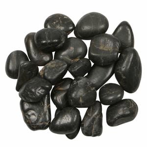 Tuscan Path 30-50mm 15kg Black Polished Pebbles