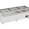 Thermaster ZCD-L250G Supermarket Island Freezer with Glass Sliding Lids