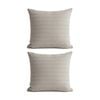 2PK Cloud Linen Celeste Seersucker Cotton Waffle European Pillowcase Charcoal