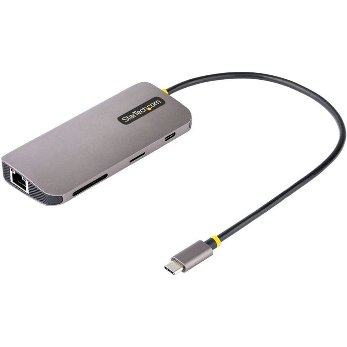 StarTech.com USB C Multiport Adapter, 4K 60Hz HDMI HDR10 Video, 3 Port 5Gbps USB-A Hub, 100W PD Pass-Through