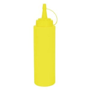 Vogue Squeeze Sauce Bottle Yellow 994ml Commercial Kitchen Catering Condiment Dispenser