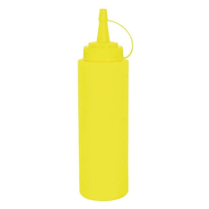 Vogue Squeeze Sauce Bottle Yellow 994ml Commercial Kitchen Catering Condiment Dispenser
