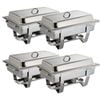 Olympia Milan Chafing Set 4 Pack 1/1 Gn Commercial Catering Buffet Food Warmer