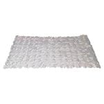 Barelli 35 x 70cm Non-Slip Clear Pebble Bath Mat