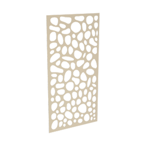 ProtectorAl 300-1200 x 1201-2400mm Paperbark Riverstone Unframed Solid Aluminium Decorative Panel 