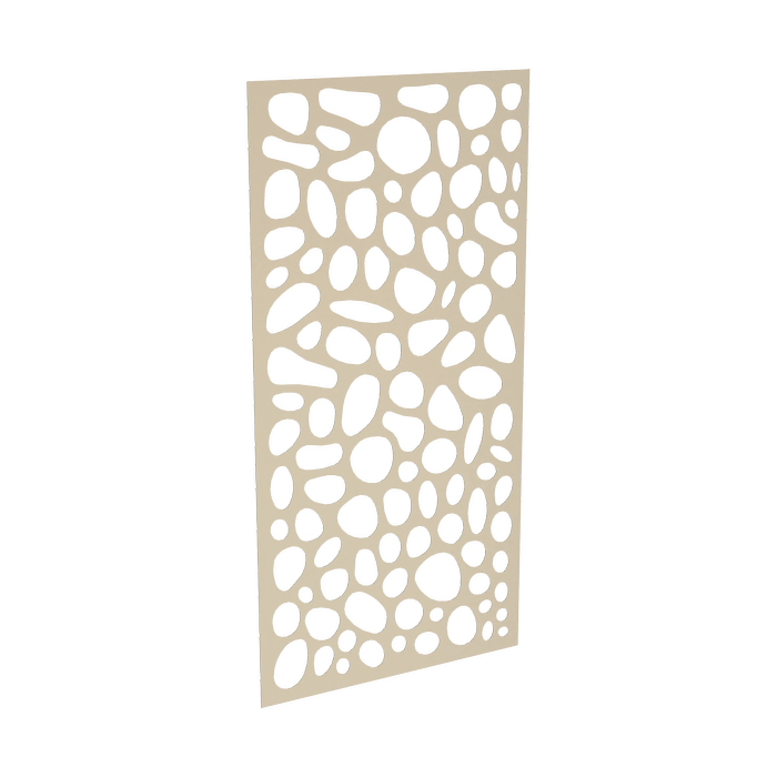 ProtectorAl 300-1200 x 1201-2400mm Paperbark Riverstone Unframed Solid Aluminium Decorative Panel 