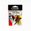 Sasame F721 Chinu Ringed Gold Colour Offset Fishing Hook 6