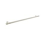 Windoware 1750-3050mm 16/19mm Satin End Cap Adjustable Metal Basic Curtain Rods