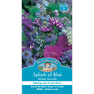 Mr Fothergill's Splash Of Blue Flower Seeds
