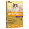 Advocate For Cats Flea and Worming Spot-On Over 4kg - 3 Pack
