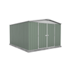 Absco Sheds 3.0 x 3.66 x 2.06m Pale Eucalypt Regent Double Door Garden Shed