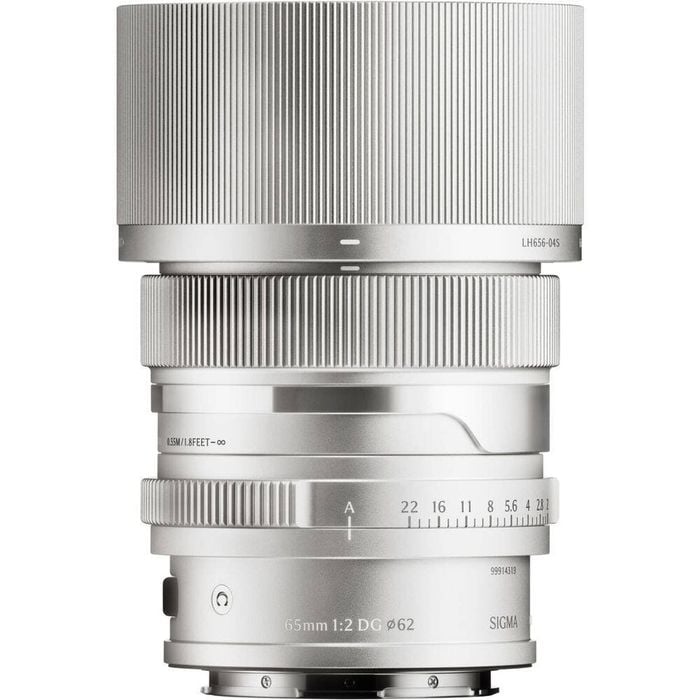 Sigma 65mm F/2 Dg Contemporary Lens - L-mount Silver