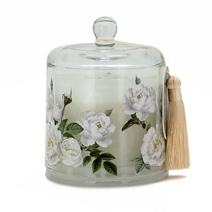 Candle SOY Jar Cloche 270g White Rose Jasmine