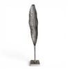 Metal Cast Aluminium Large Leaf Figurine