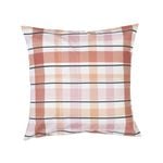 Ecology Isla Euro Pillowcase Size 65 x 65cm Clay/Pink Bedding