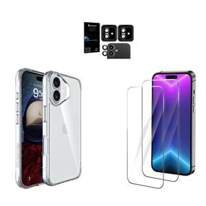 Icoverlover For Iphone 17 Case + 2x Screen + 2x Camera Lens Protectors