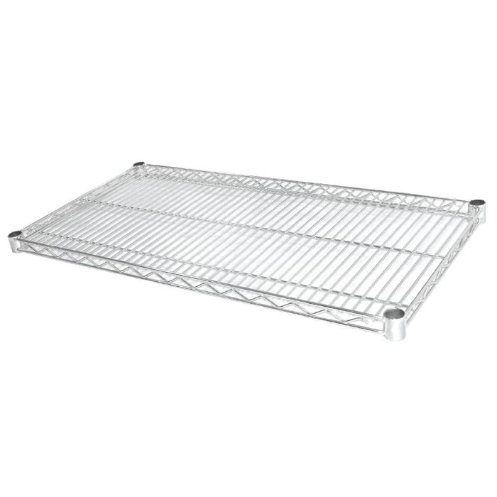 Vogue Wire Shelves Chrome 2 Pack 915x610mm Commercial Kitchen Storage Shelving
