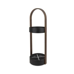Umbra Bellwood Umbrella Stand Black & Walnut 22x24x68cm