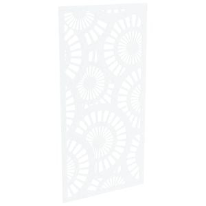 ProtectorAl 300-1200 x 1201-2400mm Pearl White Sunburst Unframed Solid Aluminium Decorative Panel
