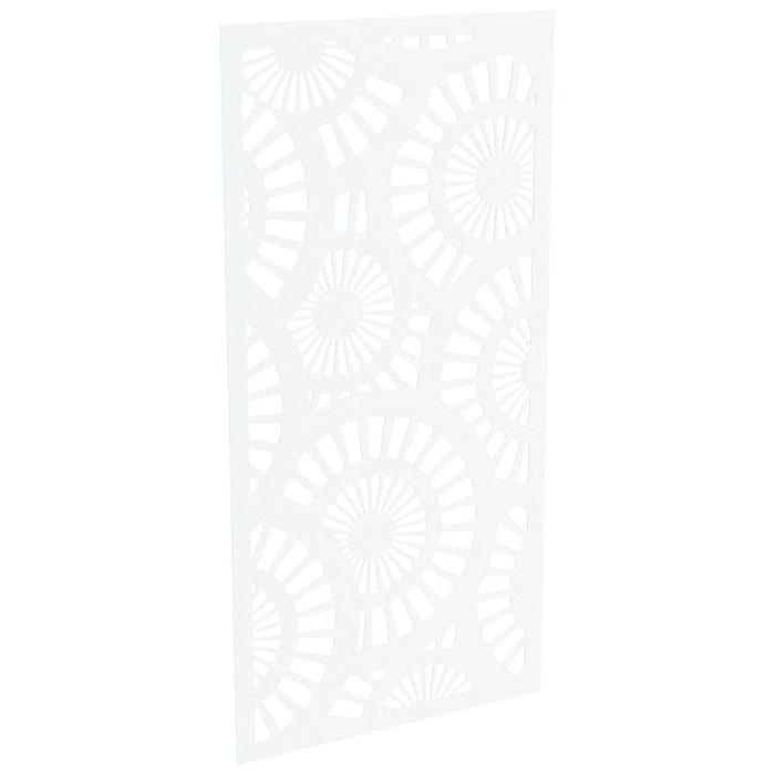 ProtectorAl 300-1200 x 1201-2400mm Pearl White Sunburst Unframed Solid Aluminium Decorative Panel