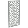 ProtectorAl 300-1200 x 1201-2400mm Palladium Silver Morrocco Unframed Solid Aluminium Decorative Panel
