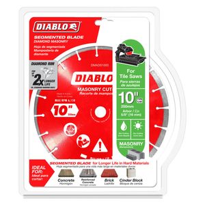 Diablo 250mm Diamond Segmented Masonry Cut Off Disc