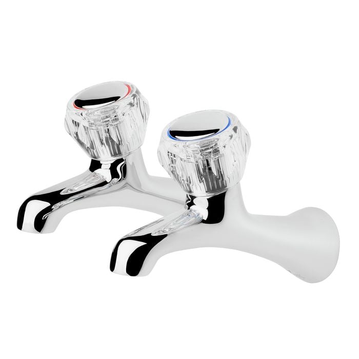 Foreno 20mm Chrome Espree Bath Tap Set