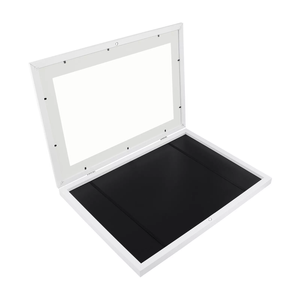 Provecta A3 Kids Art Frame White Front Opening Display For Drawings & Photos Wall Hung