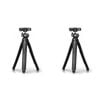 2PK FireFly YogaPod Flexible Tripod For Smartphone/Camera 30x7.5cm - Black