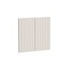 Kaboodle 600mm Cremasala V-Groove Medium Rangehood Doors - 2 Pack