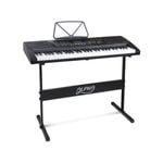 Alpha 61 Key Lighted Electronic Piano Keyboard