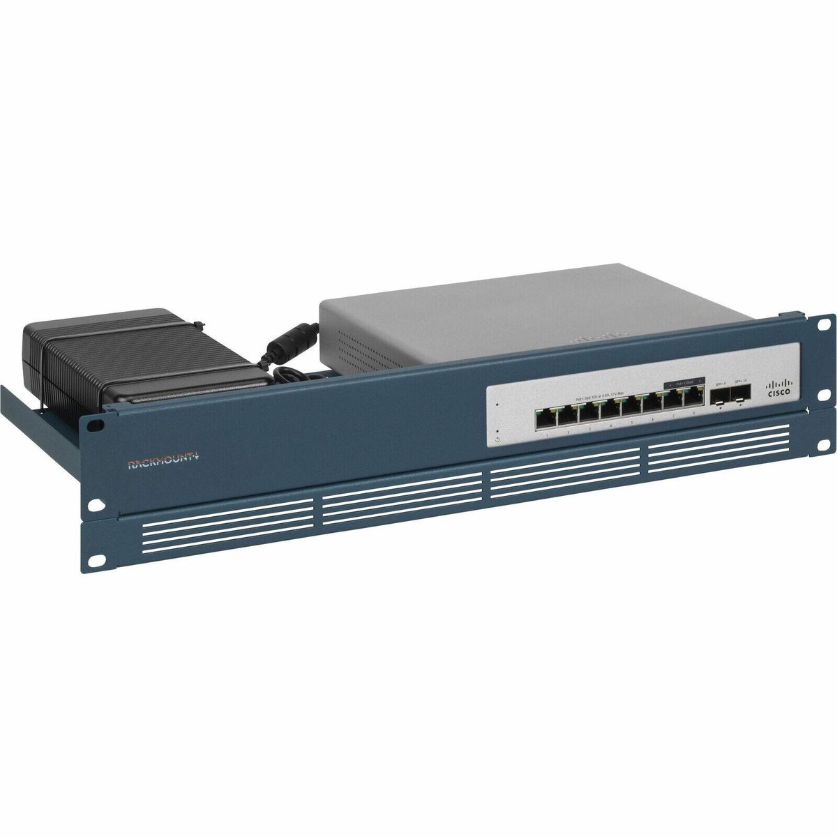 RACKMOUNT.IT 1.3U/2U Rack-mountable Rackmount Kit for Switch - Metallic ...