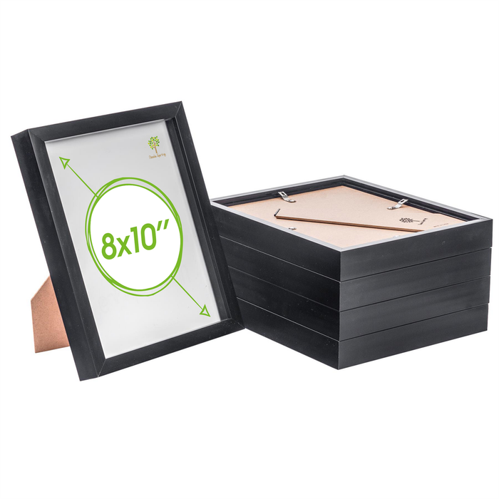 Nicola Spring 3d Box Photo Frames - 8" X 10" - Pack Of 5
