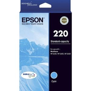 Epson GENUINE Original Epson 220 Cyan Ink Cartridge WF-2630 WF-2650 WF-2660 T293292