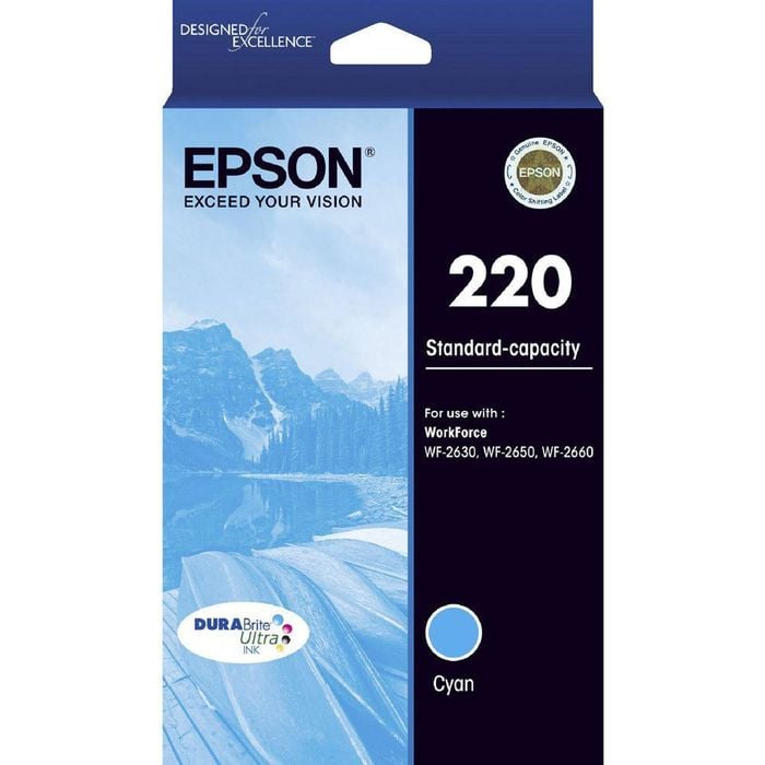 Epson GENUINE Original Epson 220 Cyan Ink Cartridge WF-2630 WF-2650 WF-2660 T293292