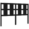 vidaXL Bed Headboard Bed Header Bedroom Furniture Black 140.5 cm